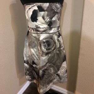 Ny&Co Floral Print Dress SZ 16 removable straps